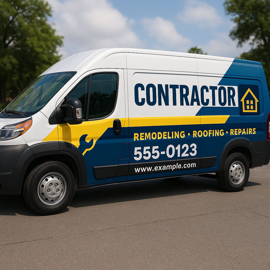 Commercial Vehicle Wraps for Contractors: Look Pro, Drive Sales